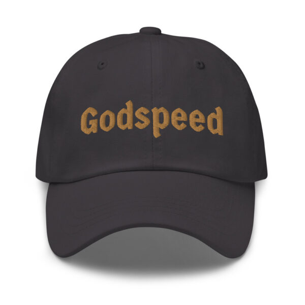 Godspeed ~ Olde-Gold Emroidery ~ Dad Hat - Image 6