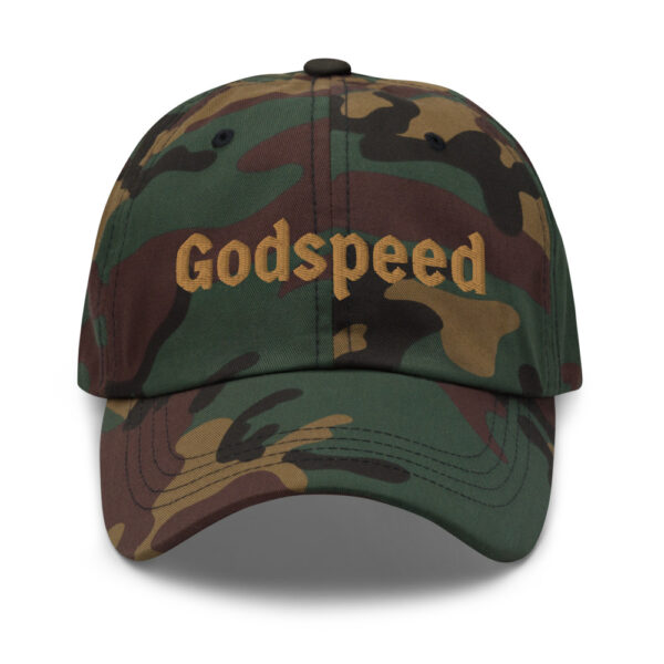 Godspeed ~ Olde-Gold Emroidery ~ Dad Hat - Image 7