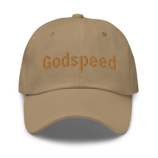 Godspeed ~ Olde-Gold Emroidery ~ Dad Hat - Image 8