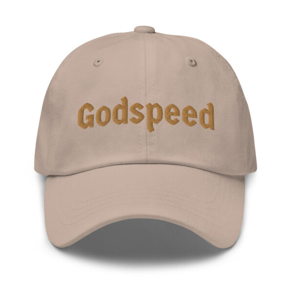 Godspeed ~ Olde-Gold Emroidery ~ Dad Hat - Image 9