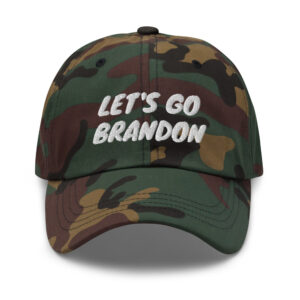 LET'S GO BRANDON - camo Dad Hat